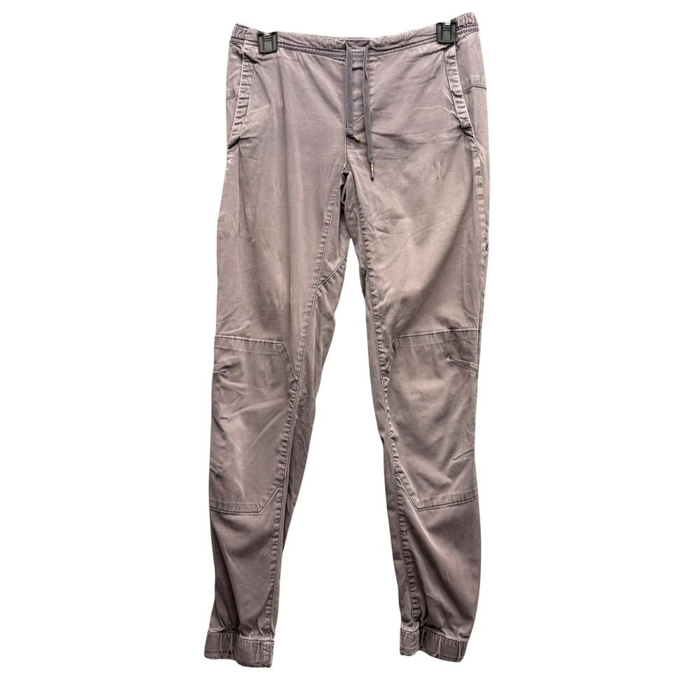 Black Diamond Notion Womens Jogger Pants Tapered Cotton Purple Grey Size S